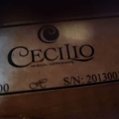 Cecilio 4/4 Advanced to Professional Level Violin Featuring Aged 7 Years+ Select Solid Spruce Top Highly Flamed One-Piece Maple Back and Sides, Real Ebony Components, Brazilwood Bows, Hand-Rubbed... image 10