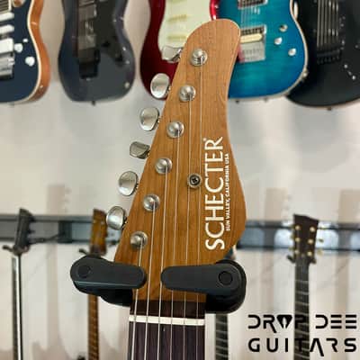 Schecter Custom Shop PT Wembley Studio Electric Guitar w/ Case-Charcoal Metallic Aged Nitro image 11