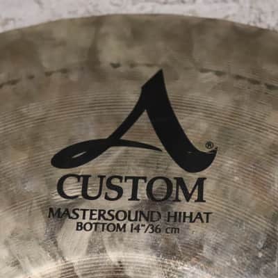 Zildjian 14" A Custom Mastersound Hi Hat Cymbal Pair Bild 5