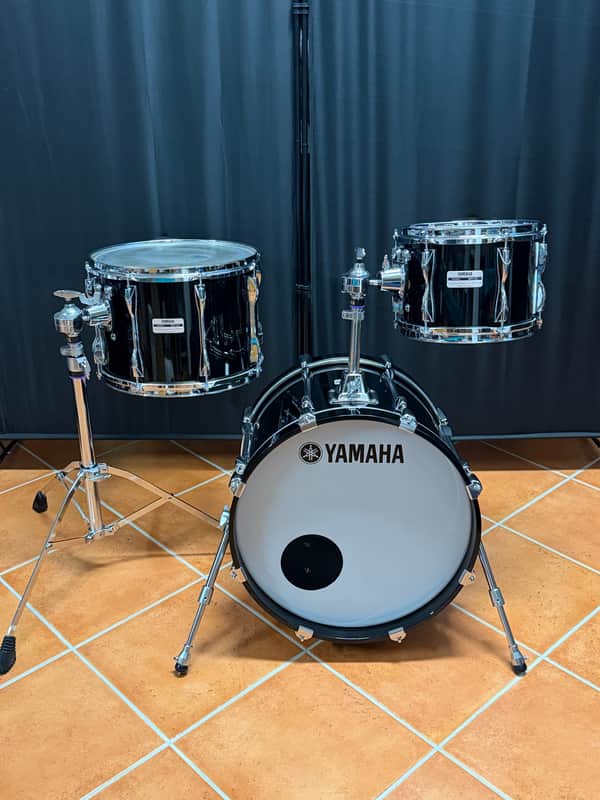 Yamaha Recording Custom 18" - 10" - 14" 2013 - Solid Black image 1