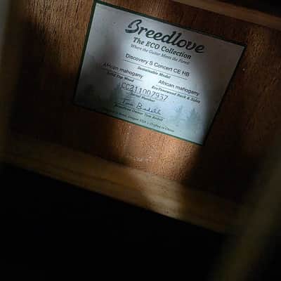 Breedlove Discovery S Concerto CE 2021 - Present - Edgeburst image 3
