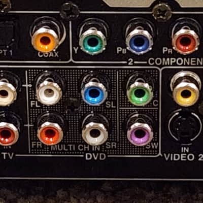 Onkyo Onkyo's TX-LR552 is a 6.1-channel home theater receiver 90s  - Grey metal case image 9