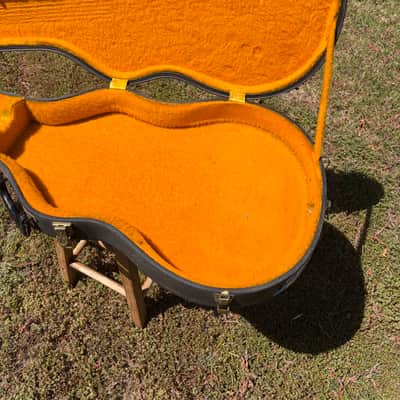 1960’s Gibson EB-2 Case - Black - Yellow Interior image 18