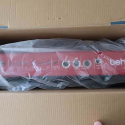 Behringer MS-1 / MS-101 Analog Synthesizer 2019 Red Original Box Grip Strap Manual Power image 4