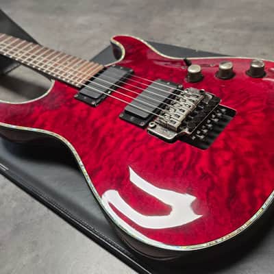 Schecter C-1 Hellraiser FR Floyd Rose AAA Quilt Top HH Super Strat 24 Fret C1 Pro Guitar image 1