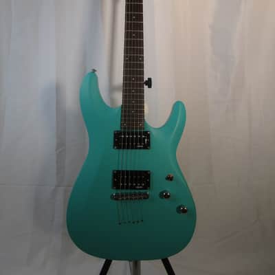 Schecter C-6 Deluxe Satin Aqua image 2