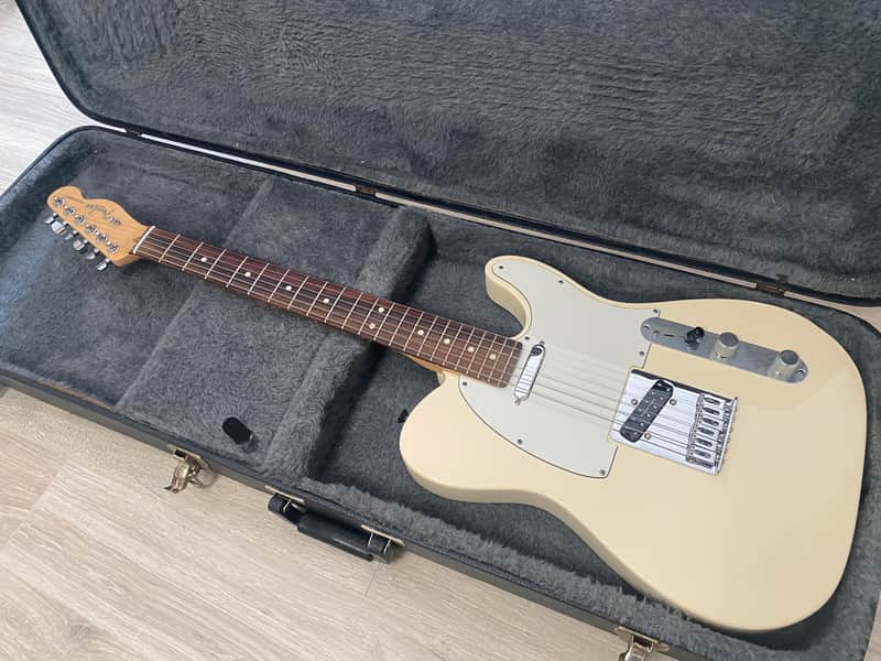 2010 Fender American Standard Telecaster – Olympic White – Rosewood Fingerboard – Little ’59 Upgrade – Excellent!