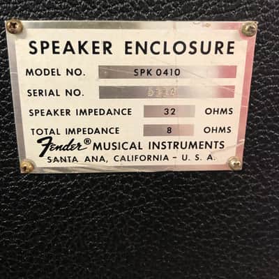 Fender PA Beatles Cabinets “Get Back Sessions” SPK 0410 PA 4x10” Columns Cabs 1967-1969 (8 Fender Alnico 10” Speakers) image 7