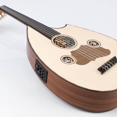 Electric Oud Cutaway Semi Acoustic Oud image 2