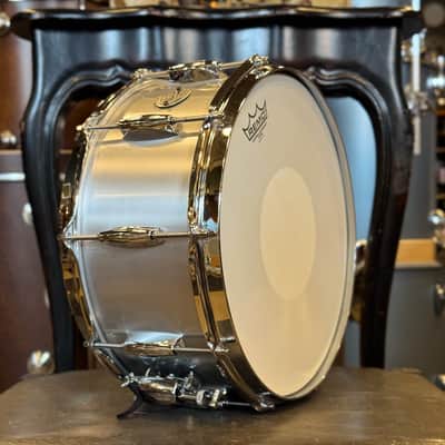 USED Gretsch 6.5x14 Full Range "Grand Prix" Aluminum Snare Drum image 5