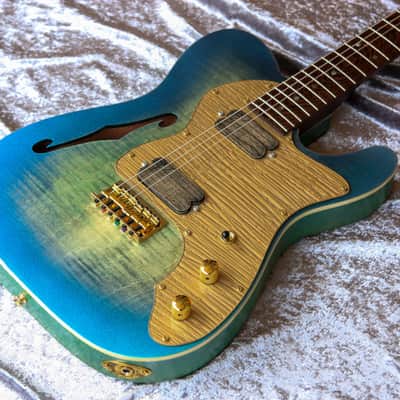 GB Liuteria Traditional tele green chameleon image 3