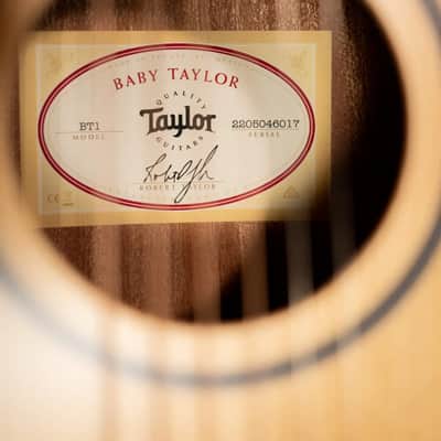 Taylor BT1 Baby Taylor Acoustic Guitar with Gig Bag image 13