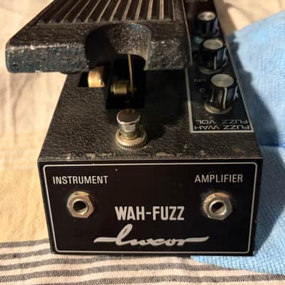 Luxor Wah Fuzz Late 1970s Japan Shin-Ei Made Rare Collector Pedal - Black image 3
