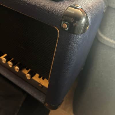 Marshall 6100 30th Anniversary Series 3-Channel 100-Watt Guitar Amp Head 1992 - 1997 - Blue image 3