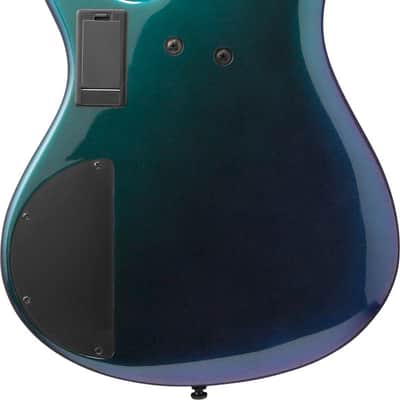 Ibanez SR Bass Workshop 4 String Electric Bass - Multiscale - Blue Chameleon (SRMS720BCM) image 4
