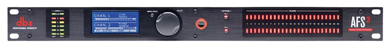 DBX AFS2 Dual Channel Advanced DSP Feedback Suppression Processor w/ LCD display image 1