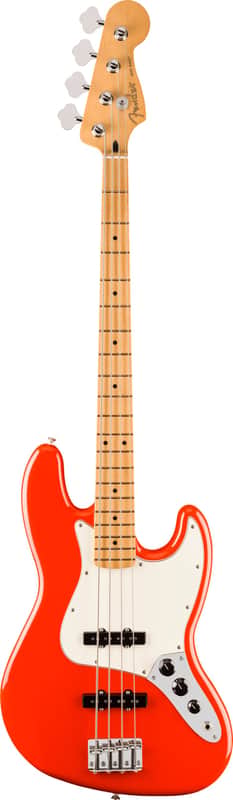 Fender Player II Jazz Bass, Maple Fingerboard, Coral Red image 1