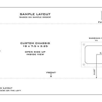 Custom Amp Chassis w/ Optional IEC Knockout image 16