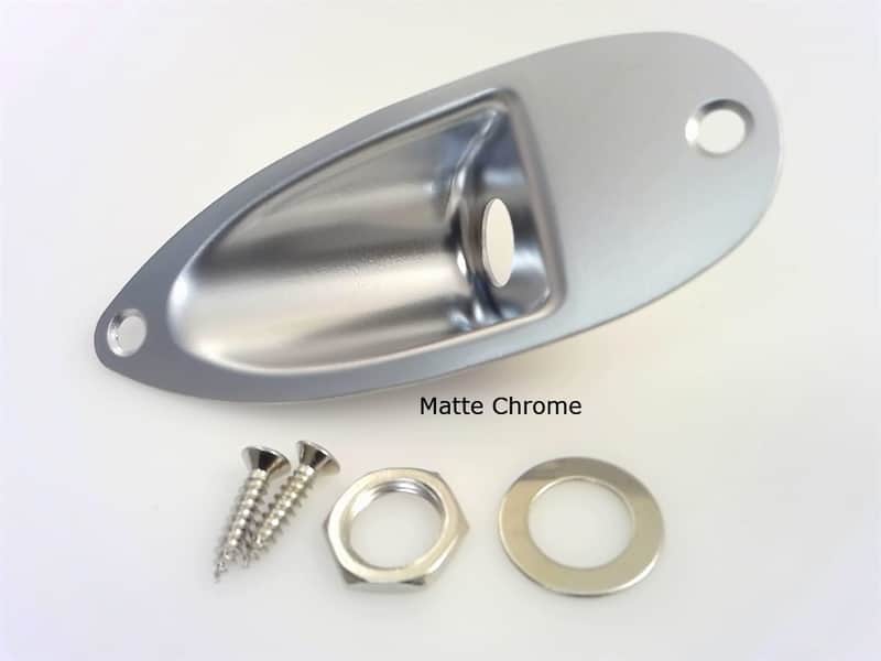 True Custom Shop® MATTE CHROME Boat Jack Plate for Fender Stratocaster image 1