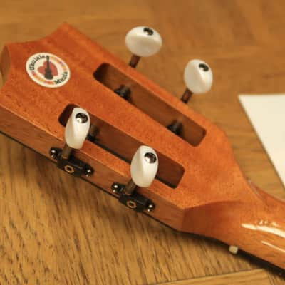 Kamaka HF 2D2I 100 Custom Slot head Concert Ukulele with Paua Shell Binding #3217 2016 Gloss Finish image 11