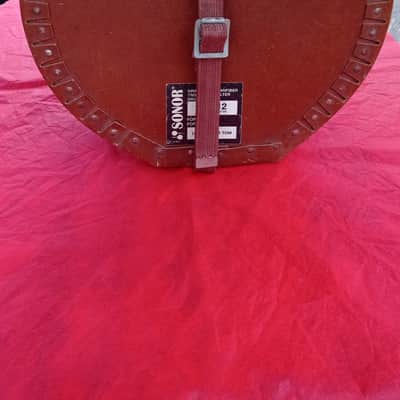 Rare Vintage Sonor Z 6012 Original Vulkanfiber Drum Case 12"x12" — Horst Link Era (Made in Germany) image 5