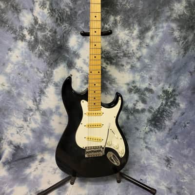Vintage 1998 Silvertone Revolver Model SS-10BK Strat Style Electric Guitar New Strings Pro Setup Gigbag image 1
