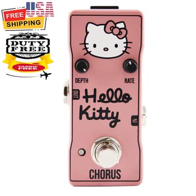 Circle of Tone CHORUS Guitar Effect Pedal True Bypass DEPTH/RATE Hello Kitty Series image 5