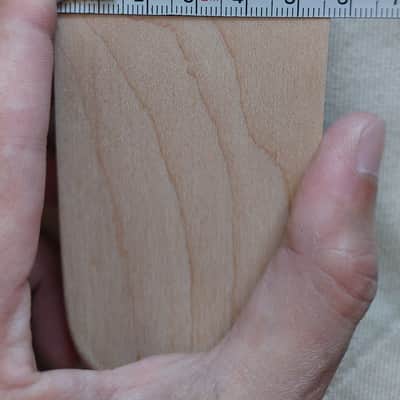 Rosewood and maple SLS style guitar neck image 4