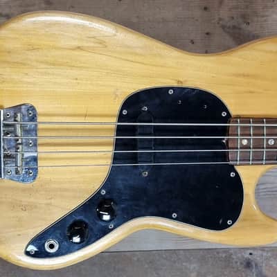 Fender Musicmaster Bass 1978 Natural Refin image 1