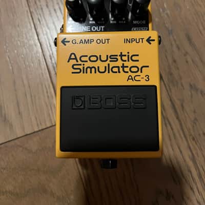 Boss AC-3 Acoustic Simulator (Dark Gray Label) 2006 - Present Yellow image 2