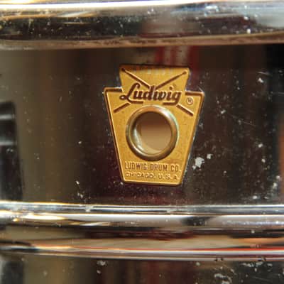 RARE Ludwig Supersensitive Aluminum 14x5"  1967 Chicago image 3