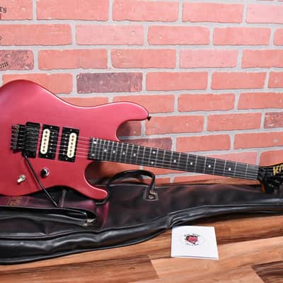 Kramer NightSwan Metallic Muted Pink MIJ 1987-1990 w/ Kramer Gig bag image 2