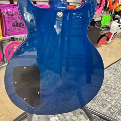 Epiphone Les Paul Special Double Cut Figured - Ocean Water image 6