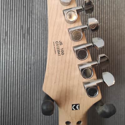 Ibanez JS-100 BK 1996 w/ DiMarzio EVO OHSC image 12