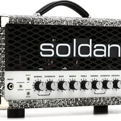 Soldano SLO-30 Super Lead Overdrive 30-watt Tube Head - Snake Skin with Metal Grille image 2