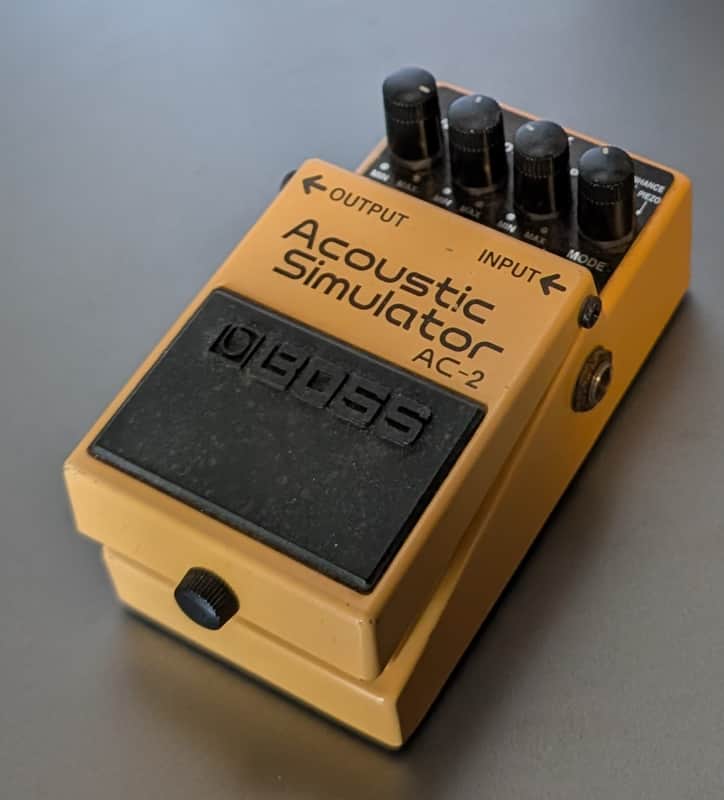 Boss AC-2 Acoustic Simulator (Silver Label) 1997 - 2006 - Yellow image 1