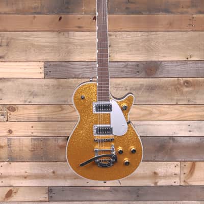 Gretsch G5230T Electromatic Sparkle Jet FT Single-Cut Gold Sparkle w/ Bigsby image 4