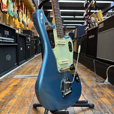 Fender Custom Shop 1964 Jaguar Journeyman Relic Electric Guitar Faded Aged Lake Placid Blue w/Hard Case image 2