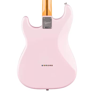 Used Squier Classic Vibe '50s Stratocaster HT - Shell Pink w/Maple FB image 7
