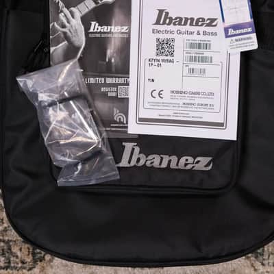 Ibanez KTYIN James "Munky" Shaffer Signature 7-String Electric Guitar - Matte Black with Gig Bag image 13