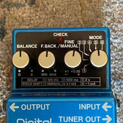 Boss PS-2 Digital Pitch Shifter / Delay MADE IN JAPAN Blue Label 1992 image 3