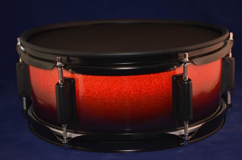 Laurin 12" Electronic Snare Half Red image 1