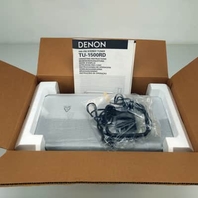 Denon TU-1500RD AM-FM Stereo Tuner in original box in mint condition image 3