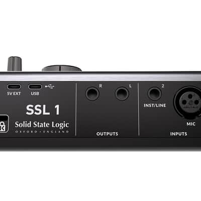 Solid State Logic SSL 1 2-in/2-out USB-C Audio Interface image 3