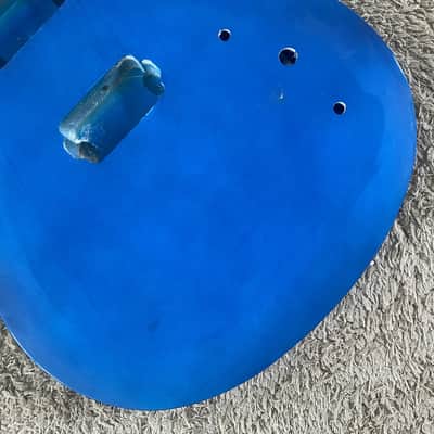 HH Electric Guitar DIY Project, Metallic Blue, 22 Frets image 5