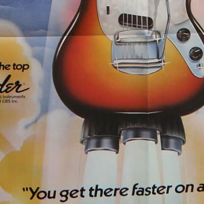 Fender Mustang poster Mustang 1973 - original image 3