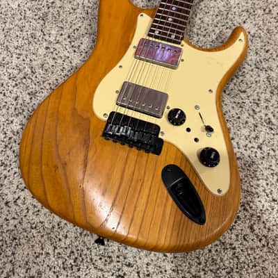 Warmoth Boogie Electric Guitar 7/8ths body Gibson Seymour Duncan 1990s - Natural image 1