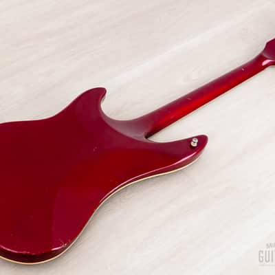 1982 Guyatone Sharp 5 LG-1200 Vintage Guitar Metallic Red, Sharp Five image 14