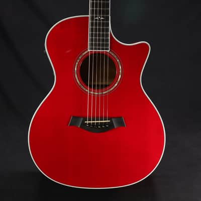 Taylor 614ce Grand Auditorium Cutaway Electric with Case LIMITED Red USED 114 image 9