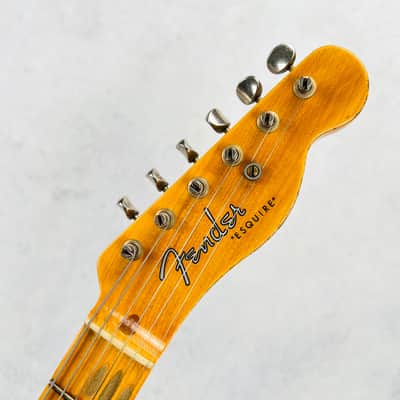 Fender Custom Shop Limited '50s Esquire Heavy Relic Secret Agent 2022 - Aged Nocaster Blonde image 9